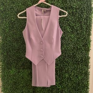 ASOS Vest & Spilt Hem Two-Piece